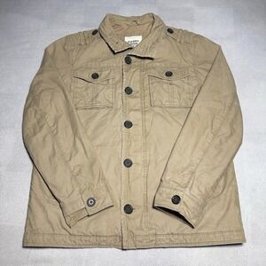 Old Navy Utility Field Jacket Mens‎ Medium Khaki Workwear Grunge Distressed